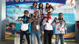 Penyelam Andalan Kabupaten Bekasi Sumbang 2 Medali Emas 