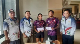 CDM dan Komandan Kontingen Kabupaten Bekasi Turun Dampingi Atlet