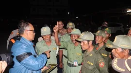 Kapolres Metro Bekasi Berikan Pesan Linmas