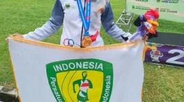 Cabor Atletik Kabupaten Bekasi Sumbang Medali Emas