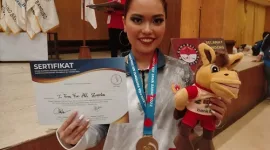 Dancesport Kabupaten Bekasi Sumbang Dua Medali Emas