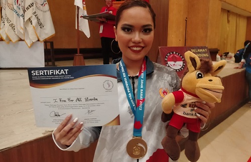 Dancesport Kabupaten Bekasi Sumbang Dua Medali Emas