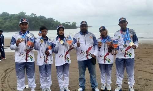 Cabor Layar Kabupaten Bekasi Raih 4 Medali Emas 