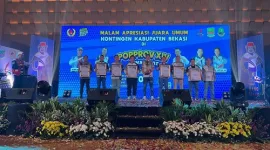 Apresiasi Kontingen Kabupaten Bekasi Raih Juara Umum Poprov Jabar 2022