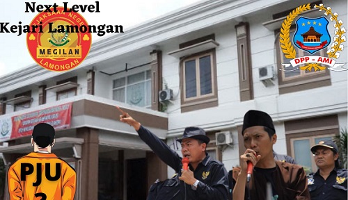 AMI Aksi Desak Kejari Lamongan 