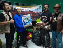 KONI Kabupaten Bekasi Salurkan Bantuan Logistik Korban Gempa Cianjur