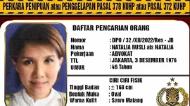 Foto: Daftar DPO Natalia Rusli