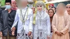 Ket. Foto: Norma Risma Saat Melangsungkan Pernikahan