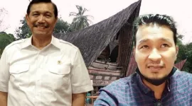 Ket. Foto: Menko Luhut Binsar Panjaitan (LBP) dan Samuel F Silaen (Kanan)