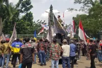 Aksi Massa LMP dan Brigez Kabupaten Bekasi