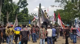 Aksi Massa LMP dan Brigez Kabupaten Bekasi