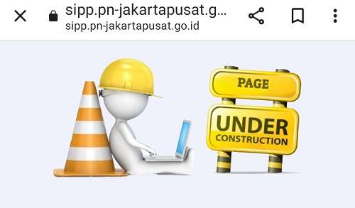 Ket. Foto: Website Informasi Pengadilan Negeri, Jakarta Pusat