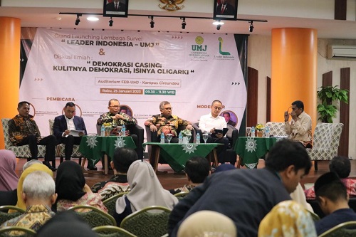 Diskusi ilmiah dalam rangka Grand Launching Lembaga Survei 