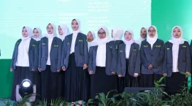 Pengurus Pimpinan Pusat Ikatan Pelajar Putri Nahdlatul Ulama (IPPNU) resmi dilantik di Jakarta pada 31 Januari 2023 (Foto: Istimewa)