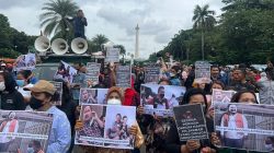 Demo Pocong Jilid Dua, Tuntut Keadilan di Mahkamah Agung