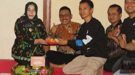 Foto: Wabub Bunda Rita Bersama Jurnalis Ponorogo