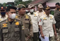 Petugas Satpol PP Kabupaten Bekasi