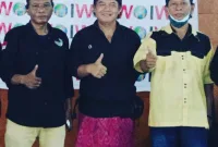 Ket. Foto: Iwan Nendi (Ketua IWO Kota Bekasi, Jodhi Yudono (Ketum IWO dan Didit Susilo 