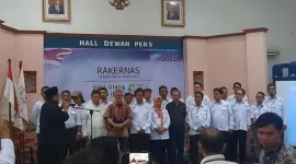 Hari Ulang Tahun SMSI ke-6 di Hall Dewan Pers, Jakarta