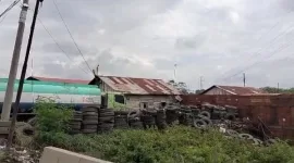 Lokasi Gudang BBM Ilegal di Kota Jambi Timur