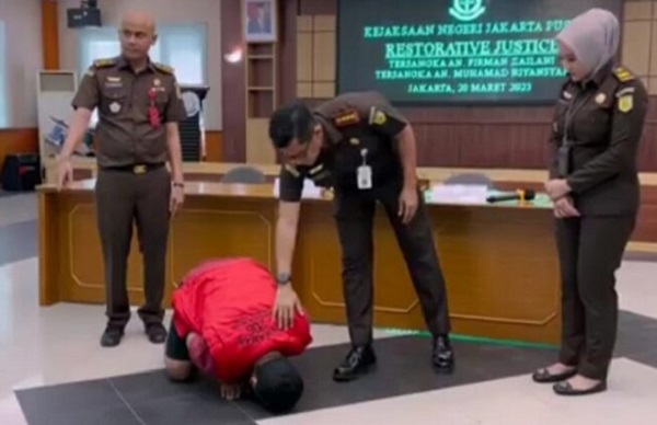 Tersangka Dibebaskan Melalui Restoratif Justice (RJ)