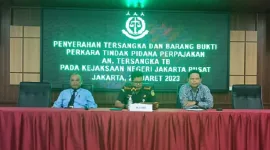 Foto: Konferensi Pers Kejari Jakarta Pusat