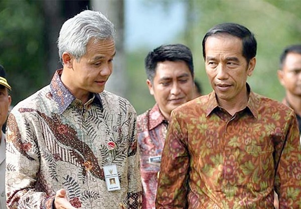 Foto: Presiden RI, Ir. H. Joko Widodo Bersama Ganjar Pranowo