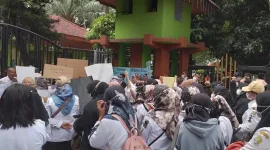 Foto: Aksi Pegawai P3K Pemeritah Kota Bekasi Jawa Barat