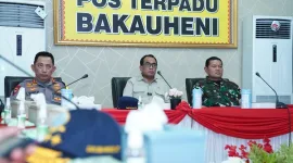 Foto: Kapolri Jenderal Polisi Drs. Listyo Sigit Prabowo, Menhub Budi Karya Sumadi dan Panglima TNI, Yudo Margono