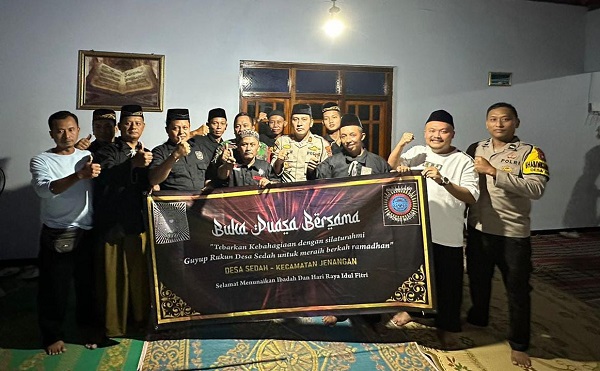 Dua Perguruan Silat Desa Sedah Gelar Buka Bersama 