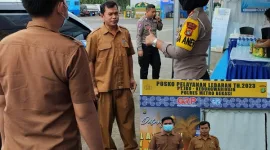 Foto: Posko Pantuan Mudik Kedung Waringin Kabupaten Bekasi