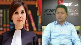 Foto: Natalia Rusli dan Jhonson Purba, SH, MH