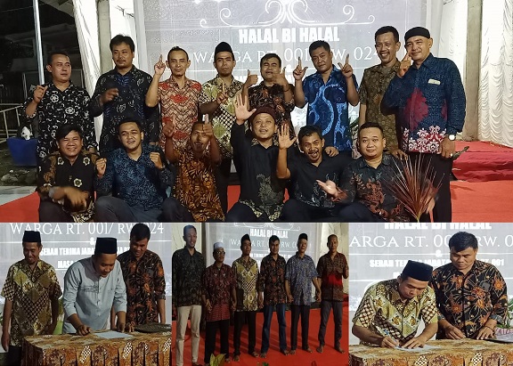 Pengurus RT 01 Manunggal RW 024 Perumahan VGH Kebalen Kabupaten Bekasi 