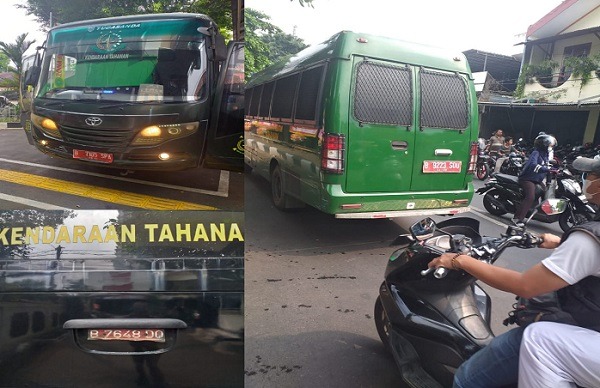 Foto: Kendaraan Tahanan Kejari Jakarta Selatan