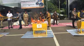 Foto: Kegiatan Pemusnahan Barang Bukti Kejari Jakarta Utara