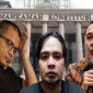 Foto: Denny Indrayana, Heru Purwoko dan Kamhar Lakuni