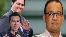 Foto: Pengamat IDD, Bambang Arianto, Erick Thohir dan Anies Baswedan