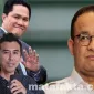 Foto: Pengamat IDD, Bambang Arianto, Erick Thohir dan Anies Baswedan