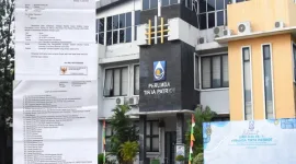 Ket. Foto: Kantor Perumda Tirta Patriot Kota Bekasi dan Undangan Plt Walikota Bekasi