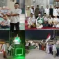 Keterangan Foto: Ketua RW 024, Sahid Sutomo Menyerahkan Hadiah Pemenang Lomba Juara 1, Kreasi Pawai 1 Muharram 1445 H Kepada Ketua RT04, Hartono dan Foto Bersama Jajaran Pengurus DKM Masjid Abubakar Asidiq Dengan Para Ketua RT 01 Sampai RT 08