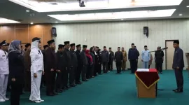 Foto: Suasana Ppelantikan Diruang Nonon Sontani Pemerintah Kota Bekasi