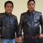 Foto: Ketua LSM LIAR, Nofal (Kiri) Bersama Ketua Ormas GIBAS, M. Johan