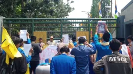 Aksi Mahasiswa PMII Kabupaten Bekasi