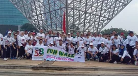 Meriahkan Hari Jadi IKPI Ke-58 Cabang Bekasi Gelar Fun Walk