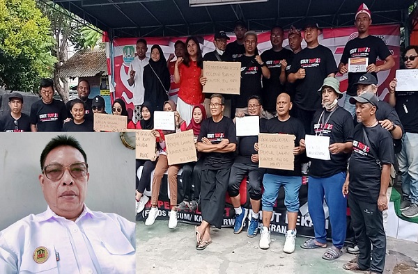 Foto: Kadiv Pararegal MPK, Agus Budiono dan Warga RW06 Kranji, Kota Bekasi