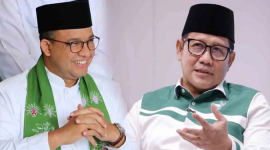 Foto: Anies Baswedan (Kiri) dan Muhaimin Iskandar (Kanan)