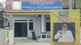 Foto: Kantor Desa Karang Bahagia, Kecamatan Karang Bahagia, Kabupaten Bekasi, Jawa Barat.