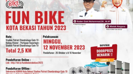 Acara FUN BIKE KOTA BEKASI TAHUN 2023