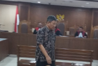 Foto: M. Khayam Diruang Persidangan Tipikor Jakarta