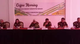 Coffe Morning Kejaksaan Negeri Kabupaten Bekasi Bersama Awak Media